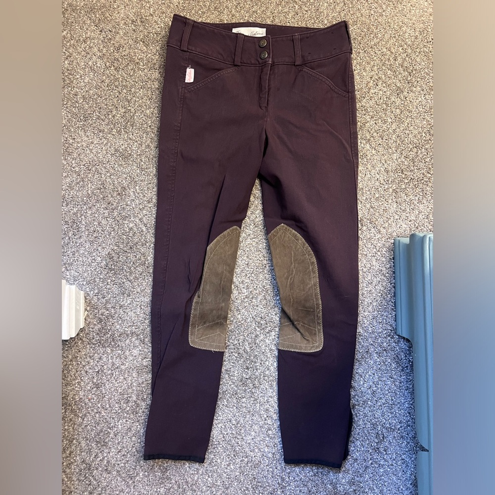 Boysenberry TAILORED SPORTSMAN breeches size 14